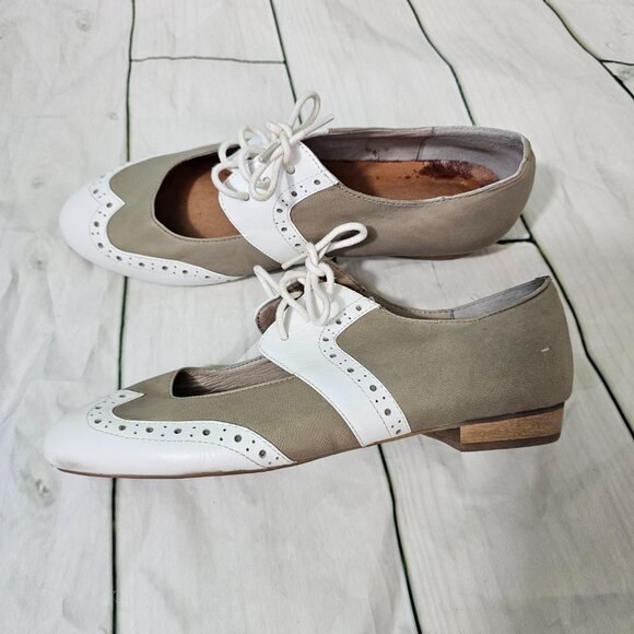 JEFFREY CAMPBELL 'Lookbook' Oxford Tap Shoes ~Size 7.5M - Picture 3 of 10